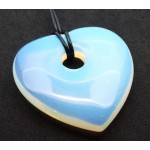 Opalite Smooth Heart Pendant